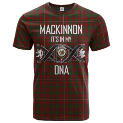 MacKinnon 07 Clan DNA In Me Tartan Crest T-Shirt