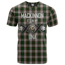 MacKinnon Dress Clan DNA In Me Tartan Crest T-Shirt