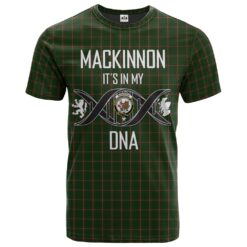 MacKinnon Hunting 02 Clan DNA In Me Tartan Crest T-Shirt