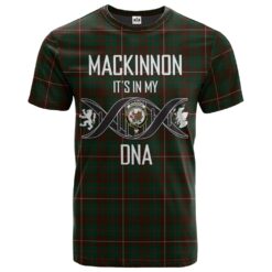 MacKinnon Hunting 03 Clan DNA In Me Tartan Crest T-Shirt