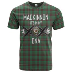 MacKinnon Hunting Ancient Clan DNA In Me Tartan Crest T-Shirt