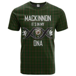 MacKinnon Hunting Clan DNA In Me Tartan Crest T-Shirt