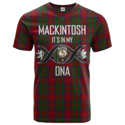 MacKintosh 01 Clan DNA In Me Tartan Crest T-Shirt