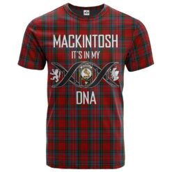 MacKintosh 04 Clan DNA In Me Tartan Crest T-Shirt