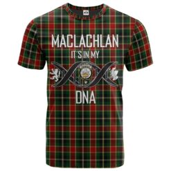 MacLachlan 03 Clan DNA In Me Tartan Crest T-Shirt