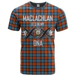 MacLachlan Ancient Clan DNA In Me Tartan Crest T-Shirt