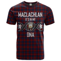 MacLachlan Clan DNA In Me Tartan Crest T-Shirt