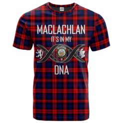 MacLachlan Modern Clan DNA In Me Tartan Crest T-Shirt