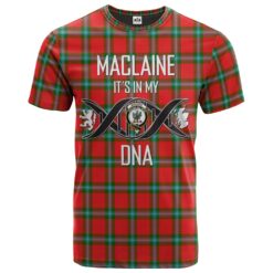 MacLaine of Loch Buie Clan DNA In Me Tartan Crest T-Shirt