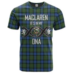 MacLaren Ancient Clan DNA In Me Tartan Crest T-Shirt