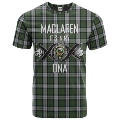 MacLaren Dress Clan DNA In Me Tartan Crest T-Shirt