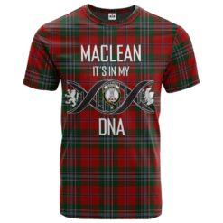 MacLean 02 Clan DNA In Me Tartan Crest T-Shirt