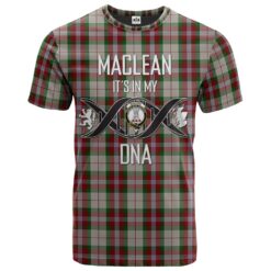 MacLean Dress Clan DNA In Me Tartan Crest T-Shirt