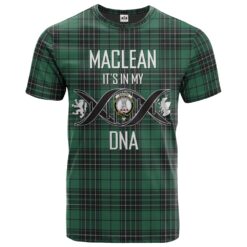 MacLean Hunting Ancient Clan DNA In Me Tartan Crest T-Shirt