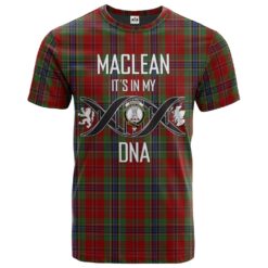 MacLean of Duart Clan DNA In Me Tartan Crest T-Shirt