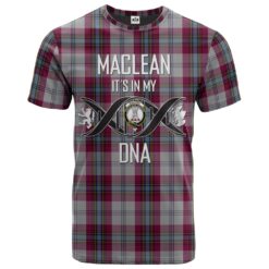 MacLean of Duart Dress 04 Clan DNA In Me Tartan Crest T-Shirt