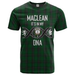 MacLean of Duart Hunting Clan DNA In Me Tartan Crest T-Shirt