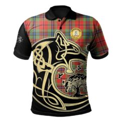 MacLean of Duart Modern Clan Polo Shirt Viking Wolf