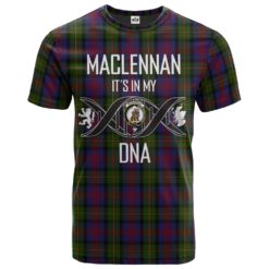 MacLennan Clan DNA In Me Tartan Crest T-Shirt