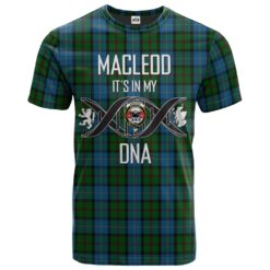 MacLeod of Assynt Clan DNA In Me Tartan Crest T-Shirt