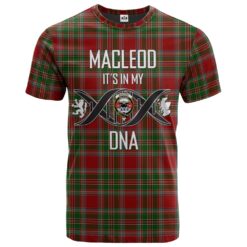 MacLeod of Gesto 02 Clan DNA In Me Tartan Crest T-Shirt