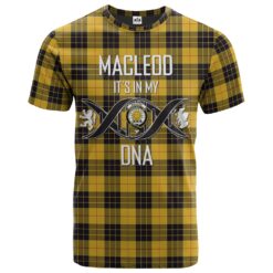 MacLeod of Lewis Ancient Clan DNA In Me Tartan Crest T-Shirt