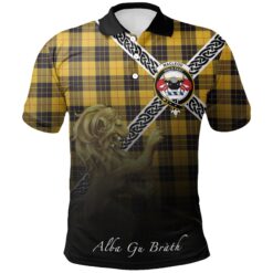 MacLeod of Lewis Ancient Polo Shirts Tartan Crest Celtic Scotland Lion