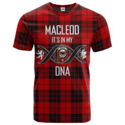 MacLeod of Raasay Clan DNA In Me Tartan Crest T-Shirt