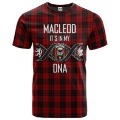 MacLeod of Raasay Highland Clan DNA In Me Tartan Crest T-Shirt