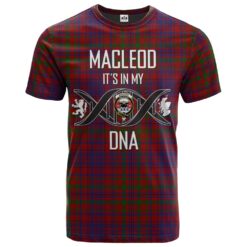 MacLeod of Tullibardine Clan DNA In Me Tartan Crest T-Shirt