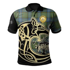 MacMillan Hunting Ancient Clan Polo Shirt Viking Wolf