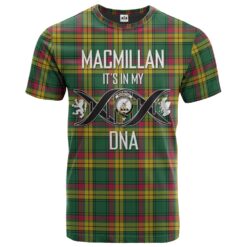 MacMillan Old Ancient Clan DNA In Me Tartan Crest T-Shirt