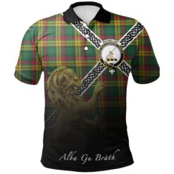 MacMillan Old Ancient Polo Shirts Tartan Crest Celtic Scotland Lion