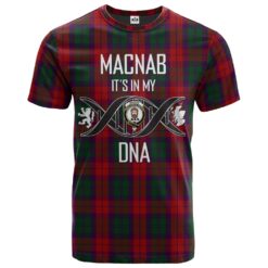 MacNab 02 Clan DNA In Me Tartan Crest T-Shirt