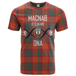 MacNab Ancient Clan DNA In Me Tartan Crest T-Shirt