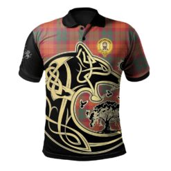 MacNab Ancient Clan Polo Shirt Viking Wolf