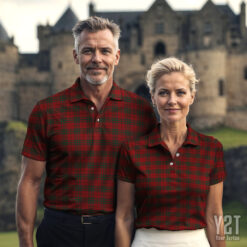 MacNab (Vestiarium Scoticum 1842) Scottish Clan Tartan Polo Shirt - Authentic Heritage Apparel