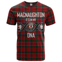 MacNaughton 01 Clan DNA In Me Tartan Crest T-Shirt