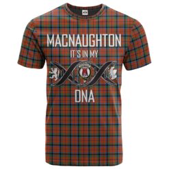 MacNaughton Ancient Clan DNA In Me Tartan Crest T-Shirt