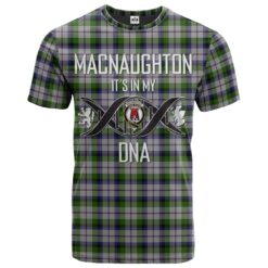 MacNaughton Dress Clan DNA In Me Tartan Crest T-Shirt