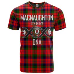 MacNaughton Modern Clan DNA In Me Tartan Crest T-Shirt