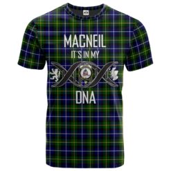 MacNeil of Barra Modern Clan DNA In Me Tartan Crest T-Shirt