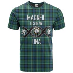 MacNeil of Colonsay Ancient Clan DNA In Me Tartan Crest T-Shirt