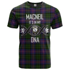 MacNeil of Colonsay Highland Clan DNA In Me Tartan Crest T-Shirt