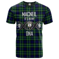 MacNeil of Colonsay Modern Clan DNA In Me Tartan Crest T-Shirt