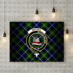 MacNeill of Barra Modern back Crest Canvas New