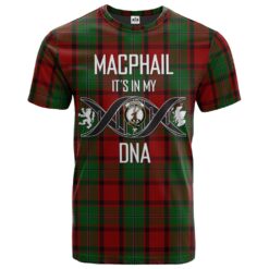 MacPhail Clan DNA In Me Tartan Crest T-Shirt