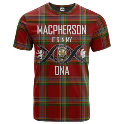 MacPherson 02 Clan DNA In Me Tartan Crest T-Shirt
