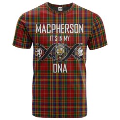 MacPherson 04 Clan DNA In Me Tartan Crest T-Shirt