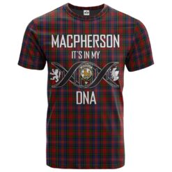 MacPherson 07 Clan DNA In Me Tartan Crest T-Shirt